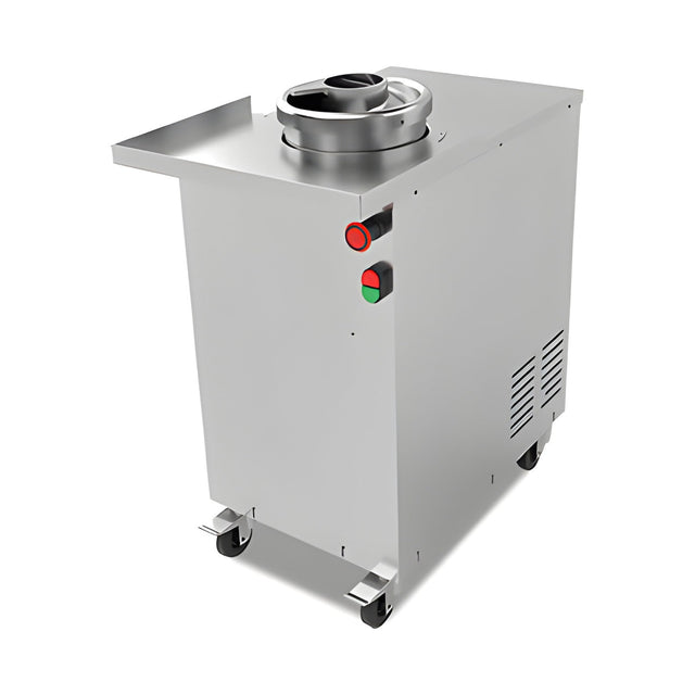 Teigteilmaschine, 400 kg/h, 50–300 g, 44 L Trichter, 0,37 kW, Edelstahl, 430×655×805 mm – Produktbild