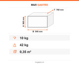 Kartoffelschälmaschine, 10 kg, 0,55 kW, Timer, Edelstahlgehäuse, Magnet-Sicherheitsschalter, 540×760×965 mm – Technische Daten