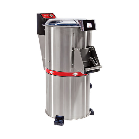 Kartoffelschälmaschine, 30 kg, 1,5 kW, Timer, Edelstahlgehäuse, Magnet-Sicherheitsschalter, 600×870×1160 mm – Produktbild