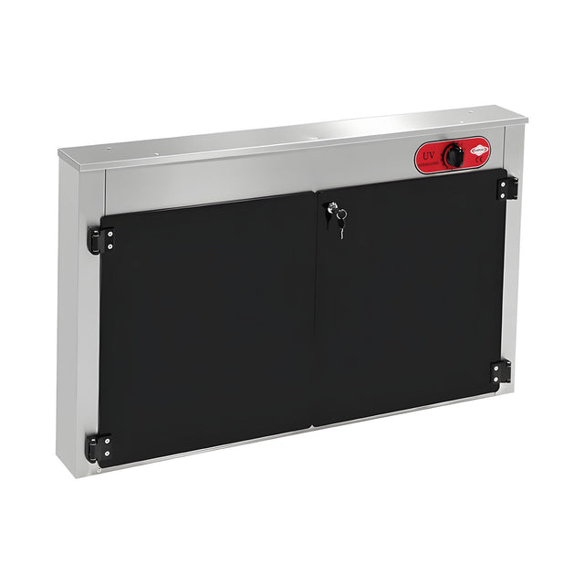Messersterilisator, 20 Messer, UV-Sterilisation, Timer 0-120 min, 0,2 kW, Edelstahl, 1024×160×621 mm – Produktbild