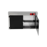 Stérilisateur à couteaux, 20 couteaux, stérilisation UV, minuterie 0-120 min, 0.2 kW, inox, 1024×160×621 mm