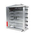 Holzkohle Hähnchengrill, 18 Hähnchen, Edelstahl, hitzebeständige Glastüren, leises Stahlgetriebe, 1193×675×1008 mm – Produktbild