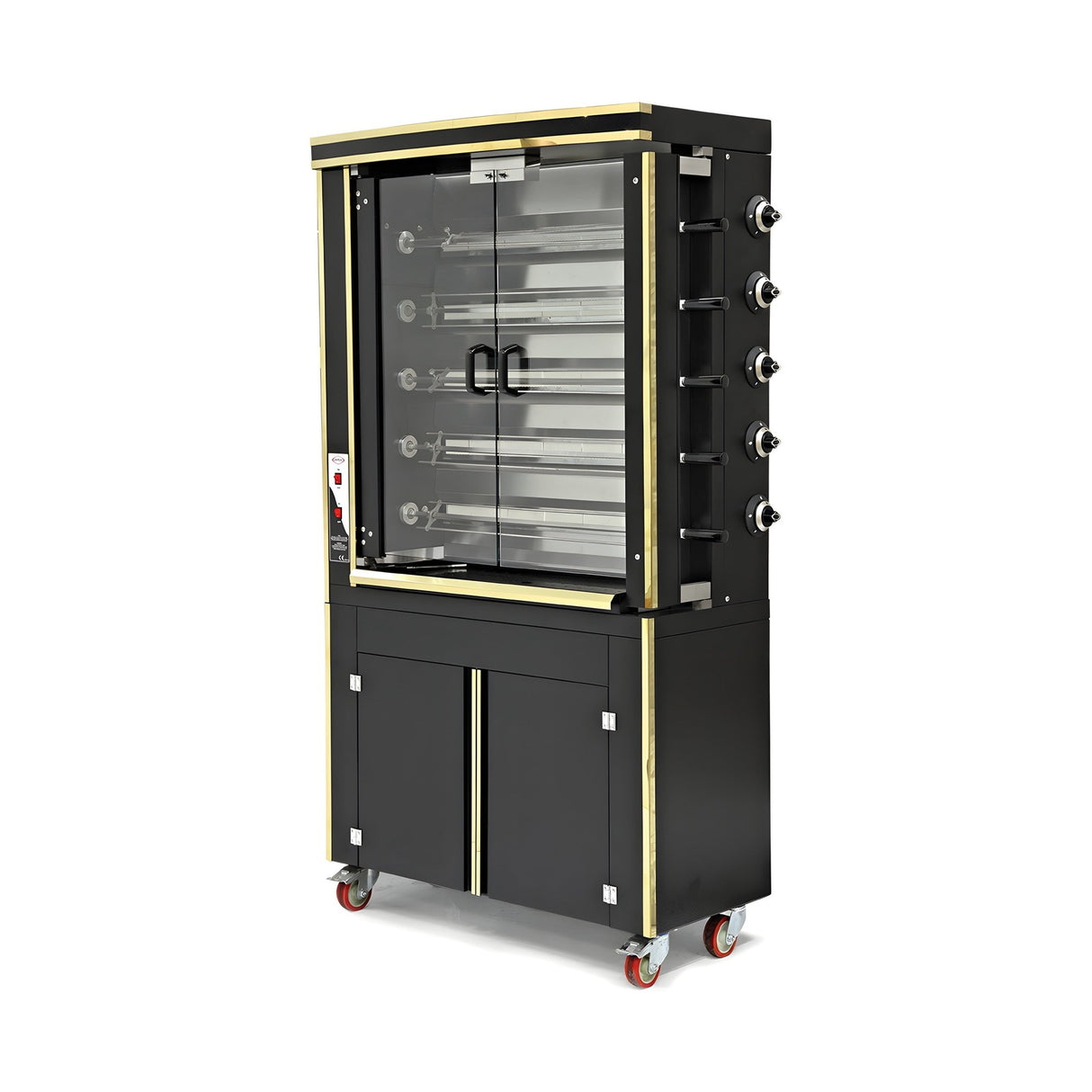 Elektro Hähnchengrill, 30 Hähnchen, 16,5 kW, Edelstahl, hitzebeständige Glastüren, separat steuerbare Heizelemente, Serie 700, 1194×565×2030 mm – Produktbild