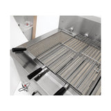 Horizontal charcoal chicken rotisserie – 8 pcs – 1800×930×1100 mm