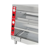 Vetrina riscaldata elettrica – 1500×691×932 mm – in basso 4× GN 1/1 + in alto 4× GN 2/3