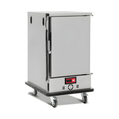 Bankettwagen beheizt, 6x GN 2/1, Digitalthermostat mit Feuchtesystem, 3 kW, Edelstahl, 716×888×1251 mm – Produktbild