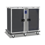 Bankettwagen gekühlt, 24x GN 1/1, Digitalthermostat +4/+10 °C, Aluminium, 1115×920×1400 mm, Serie Plus – Produktbild
