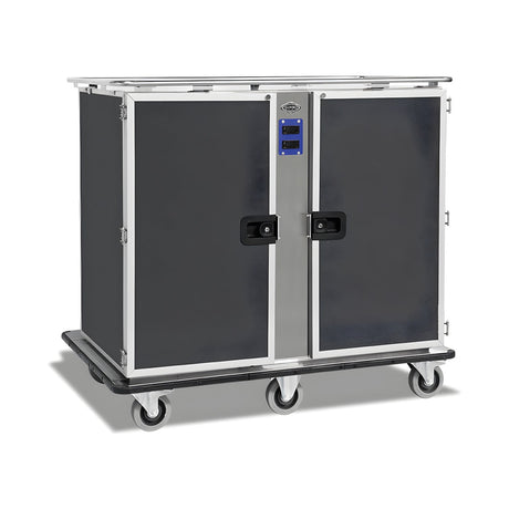 Bankettwagen gekühlt, 24x GN 1/1, Digitalthermostat +4/+10 °C, Aluminium, 1115×920×1400 mm, Serie Plus – Produktbild