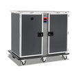 Bankettwagen Warm/Kalt, 12x GN 2/1 warm + 12x GN 2/1 kalt, Digitalthermostat 65/75 °C und +4/+10 °C, 2,05 kW, Aluminium, 1526×1036×1400 mm, Serie Plus – Produktbild