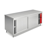 Warmhalteschrank isoliert, 1,8 kW, Edelstahl, 1600 mm, 0–90 °C – Produktbild