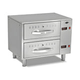 Wärmeschublade, 2 Schubladen, 4 kW, GN 1/1, 825×640×680 mm – Produktbild