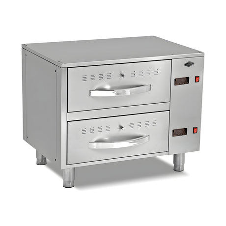 Wärmeschublade, 2 Schubladen, 4 kW, GN 1/1, 825×640×680 mm – Produktbild
