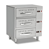 Wärmeschublade, 3 Schubladen, 6 kW, GN 1/1, 825×640×960 mm – Produktbild