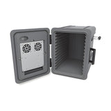 Boîte isotherme chauffante, conteneur isotherme chauffé, 83 litres, porte latérale, 465×655×575 mm