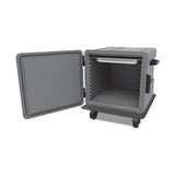 Boîte isotherme, conteneur isotherme de transport, 180 litres, pour GN 2/1, 670×765×615 mm, transport chaud et froid