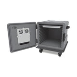Boîte isotherme chauffante, conteneur isotherme chauffé, 180 litres, pour GN 2/1, 670×785×615 mm