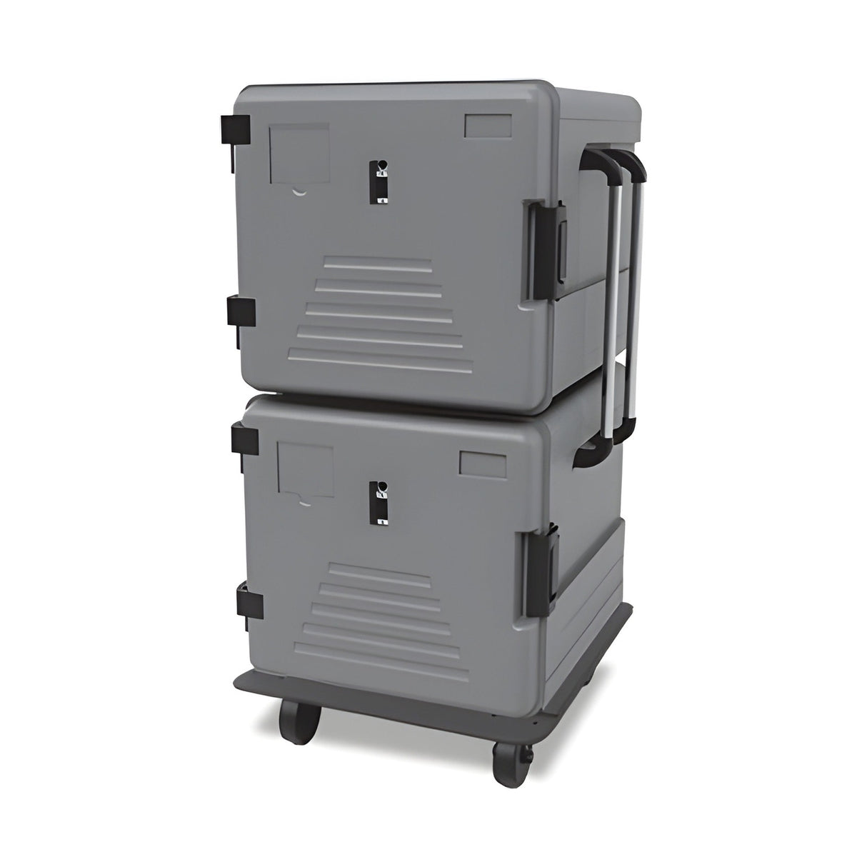 Thermobox mit Heizung, beheizte Transportbox, 2x180 Liter, 758×785×1375 mm – Produktbild
