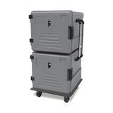 Thermobox mit Heizung, beheizte Transportbox, 2x180 Liter, 758×785×1375 mm – Produktbild