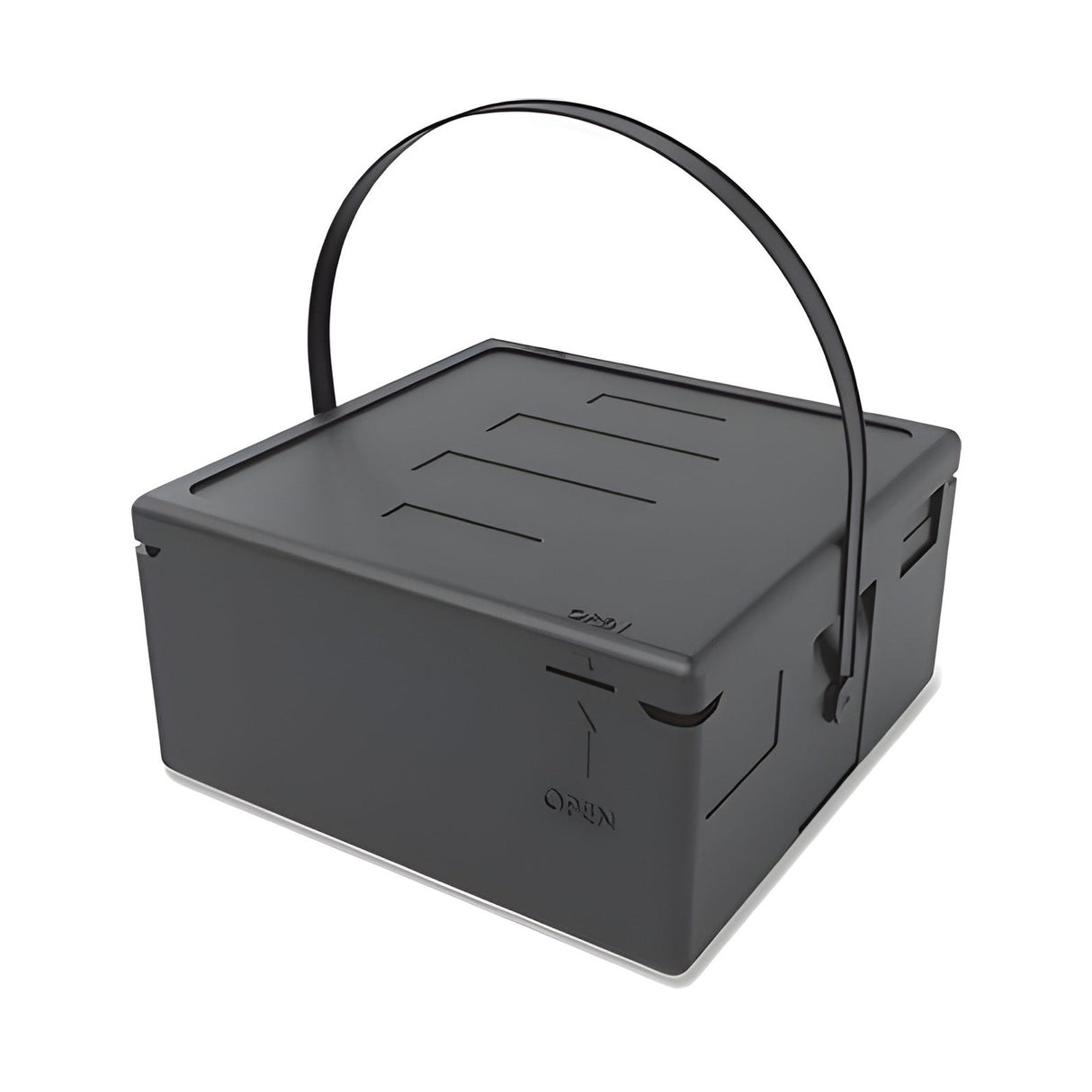 Thermobox für Pizza aus EPP, Transportbox für 4 Pizzen Ø 35 cm, 22 Liter, 410×425×235 mm – Produktbild