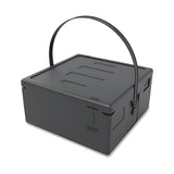 Thermobox für Pizza aus EPP, Transportbox für 4 Pizzen Ø 35 cm, 22 Liter, 410×425×235 mm – Produktbild