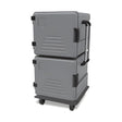 Thermobox, isolierte Transportbox, 2x83 Liter, seitlich angeschlagene Türen, 540×636×1403 mm – Produktbild