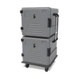 Thermobox mit Heizung, beheizte Transportbox, 2x83 Liter, seitlich angeschlagene Türen, 550×636×1403 mm – Produktbild