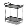 Servierwagen Kunststoff, 2 Etagen, 500×800×970 mm, mit Rollen – Produktbild