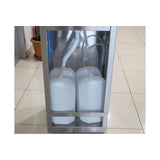 Lave-mains inox mobile, commande au pied, 500×655×900 mm