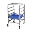 Transportwagen für Körbe, mit Schienen, 5 Körbe, 560×530×900 mm – Produktbild