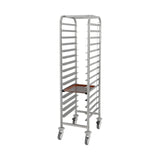 Tablettwagen mit Schienen, für 26-30 Backbleche 37×53 cm, 830×560×1710 mm – Produktbild