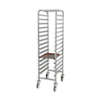 Tablettwagen mit Schienen, dreireihig, für 39-45 Tabletts 37×53 cm, 1230×560×1710 mm – Produktbild