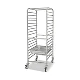 GN-Wagen, High Single, für 17x GN 2/1, 17 Ebenen, 590×680×1720 mm – Produktbild