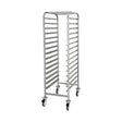 Tablettwagen, für 15 Tabletts 40×60 cm, 460×630×1650 mm – Produktbild