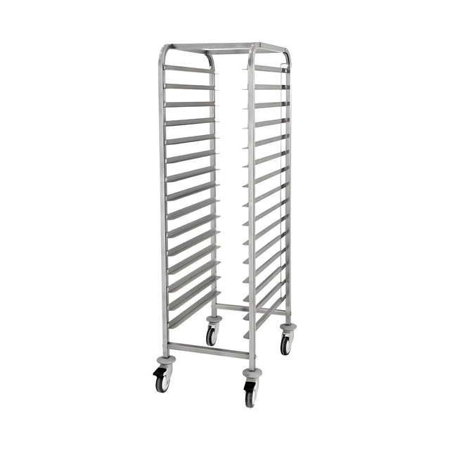 Tablettwagen, für 15 Tabletts 40×60 cm, 460×630×1650 mm – Produktbild