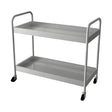Tablettwagen, Edelstahl, kompakt, 850×550×900 mm – Produktbild