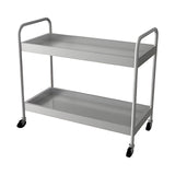 Tablettwagen, Edelstahl, kompakt, 850×550×900 mm – Produktbild
