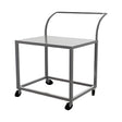 Transportwagen Edelstahl, 900×600×500 mm, mit Rollen, Serie 700 – Produktbild