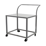 Transportwagen Edelstahl, 900×600×500 mm, mit Rollen, Serie 700 – Produktbild