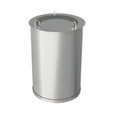 Tellerspender neutral, Edelstahl, Einbaukassette, 24/32 Teller, 440×440×750 mm – Produktbild