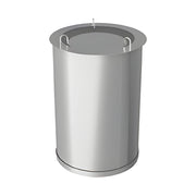 Tellerspender neutral, Edelstahl, Einbaukassette, 24/32 Teller, 440×440×750 mm – Produktbild
