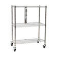 Transportgestell, 0,80 m³ Volumen, 1070×530×1400 mm, mit Rollen – Produktbild