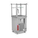 Ayranbereiter, 40 L, Edelstahl, schaumig oder schaumlos, Innenbeleuchtung, Ablassventil, 200 W, 660×600×1528 mm – Produktbild