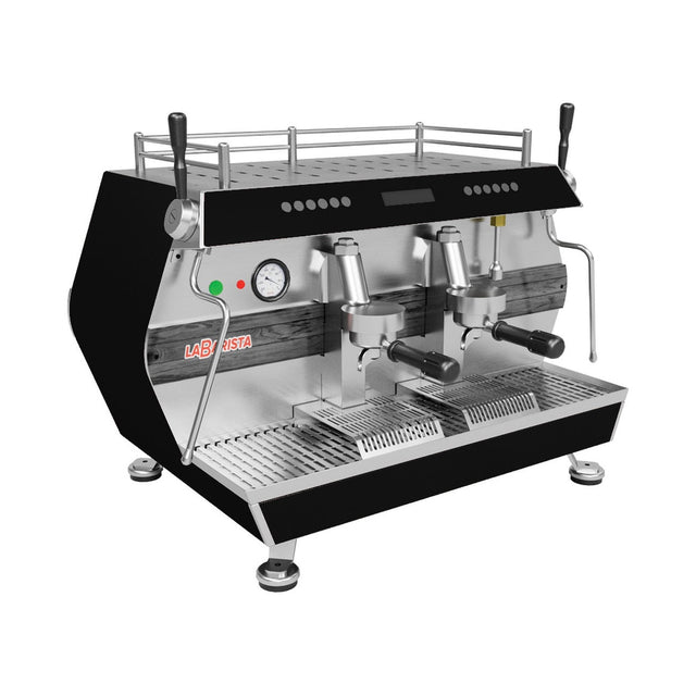 Espressomaschine, vollautomatisch, 2-gruppig, Doppel-Dampfarm, Extra-Warmwasserarm, Digital-Bedienfeld, 4,5 kW, 826×595×627 mm – Produktbild