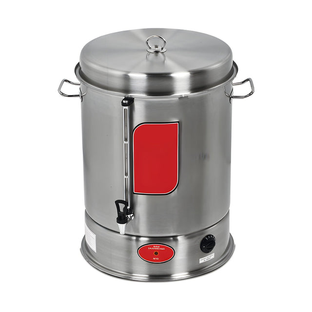 Heißwasserspender, 40 L, 400 Tassen, Edelstahl, Thermostatsteuerung, 5 kW, Ø 510×620 mm – Produktbild