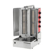 Gas-Dönergrill, Motor unten, 4 Brenner, 10 kW, 508×622×1007 mm – Produktbild