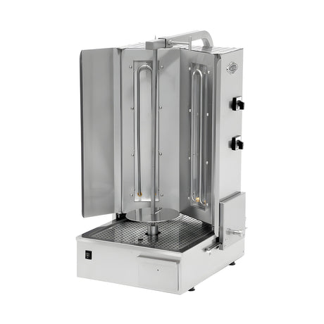 Elektro-Dönergrill, Motor unten, 2 Heizstufen, 5 kW, 506×599×1007 mm – Produktbild
