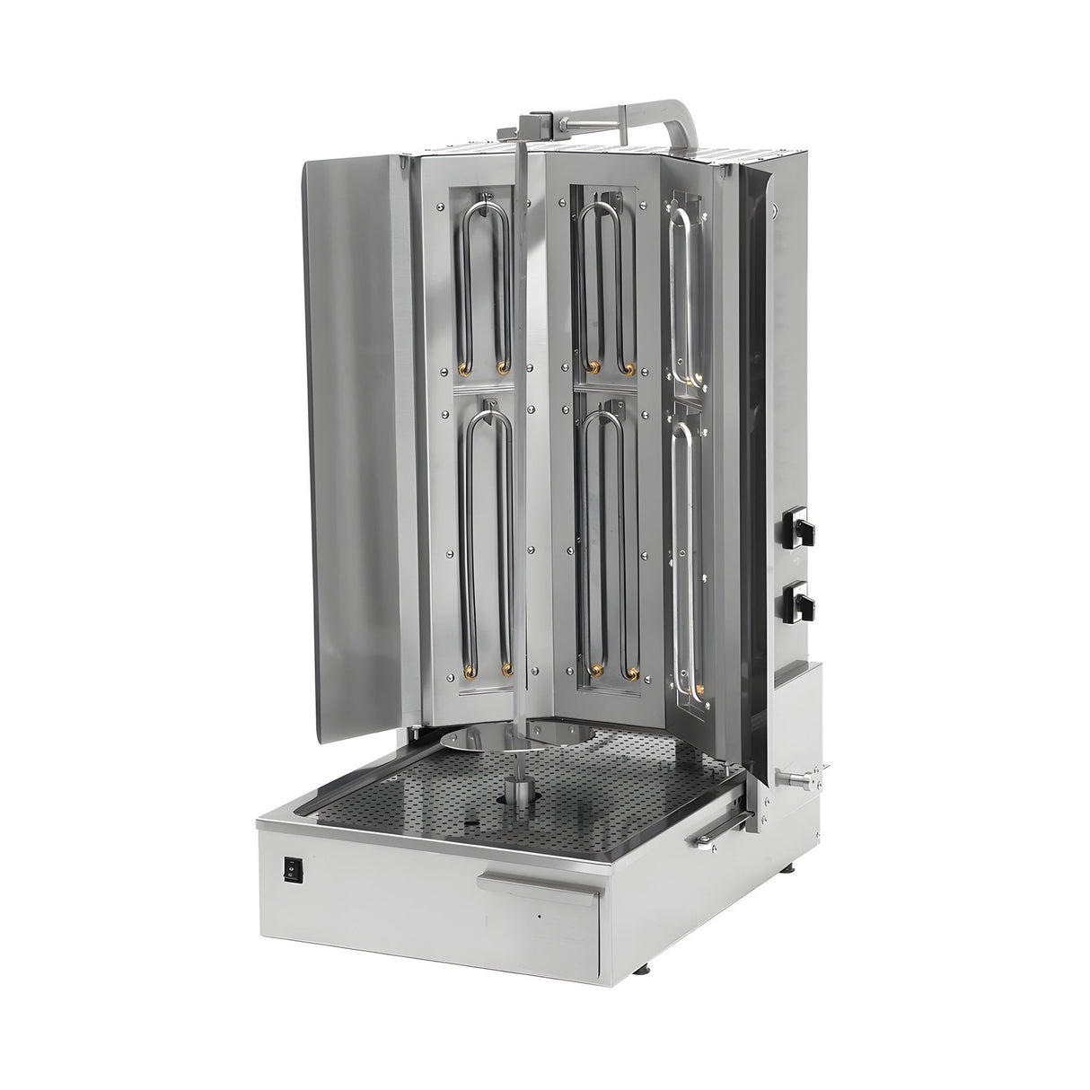 Elektro-Dönergrill, Motor unten, 2 Heizstufen, 8,1 kW, 568×707×1147 mm – Produktbild