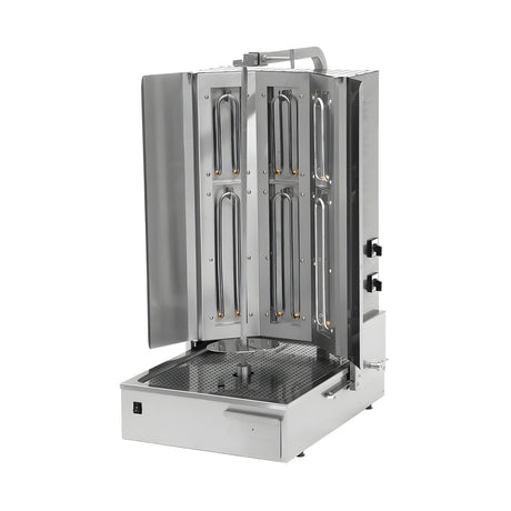 Elektro-Dönergrill, Motor unten, 2 Heizstufen, 8,1 kW, 568×707×1147 mm – Produktbild