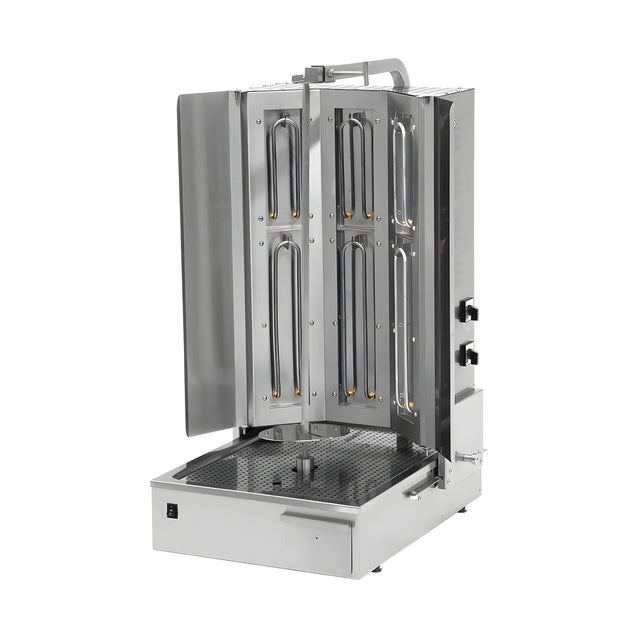 Elektro-Dönergrill, Motor unten, 2 Heizstufen, 8,1 kW, 568×707×1147 mm – Produktbild