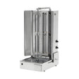 Elektro-Dönergrill, Motor unten, 2 Heizstufen, 9 kW, 703×707×1283 mm – Produktbild